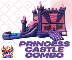 Princess Castle Bounce House W/Slide Combo